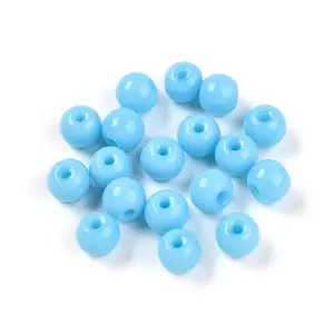 Opaque Solid Color Glass Beads