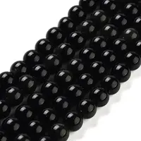 Natural Obsidian Bead Strands