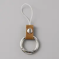 Leather and Zinc Alloy Mobile Phone Finger Rings