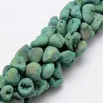 Electroplated Natural Quartz Beads Strands