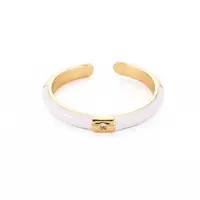 Brass Enamel Cuff Rings