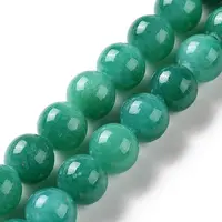 Natural Mashan Jade Round Beads Strands