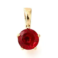 Brass Micro Pave Cubic Zirconia Charms