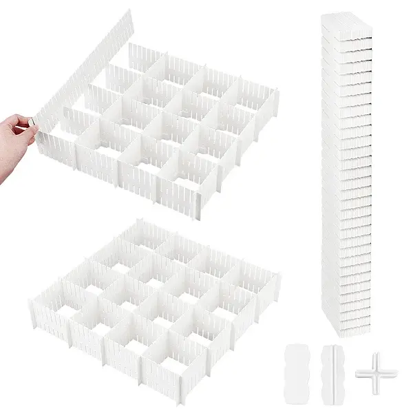 Plastic Multi-Function Drawer Dividers
