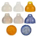 8Pcs 4 Colors Natural Agate Lotus Pod Charms