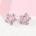 S925 Sterling Silver Cubic Zirconia Stud Earrings