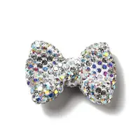 Polymer Clay Rhinestone Beads