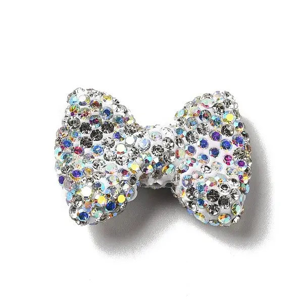 Polymer Clay Rhinestone Beads