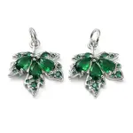 Rack Plating Brass Clear Cubic Zirconia Pendants