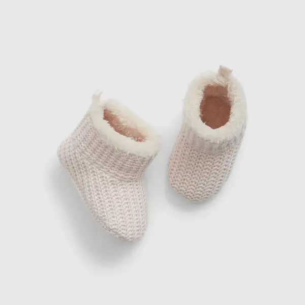 GAP Baby zateplené botičky sherpa - Holky