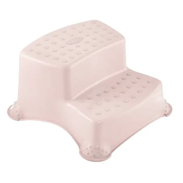 Keeeper Stolička - schůdky s protiskluzovou funkcí - - pudrově růžová