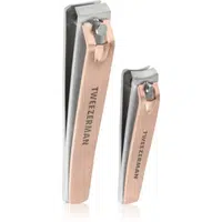 Tweezerman Clipper Set kleštičky na nehty Rose Gold 2 ks