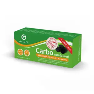 Galmed Carbo medicinalis Opti 300 mg rodinné balení 40+10 tablet