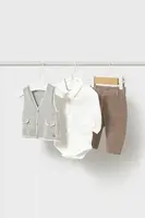 Kojenecká sada Mayoral Newborn šedá barva, 2582