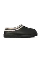 Kožené papuče UGG Tasman Noir černá barva, 1171303.BLK
