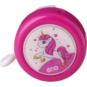 One ZOO Zvonek na kolo, růžová, velikost