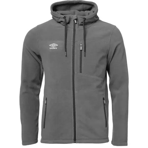 Umbro TRISTEN Pánská zimní mikina, tmavě šedá, velikost XXL