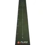 PURE 2 IMPROVE PUTTING MAT 400 x 66 CM Golfová podložka, tmavě zelená, velikost