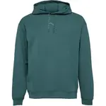 Puma M CLOUDSPUN HOODIE Pánská mikina, tmavě zelená, velikost