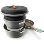 GSI Outdoors PINNACLE BASE CAMPER SMALL Kempingové nádobí, tmavě šedá, velikost