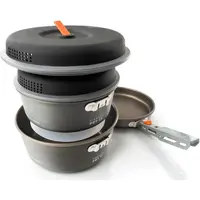 GSI Outdoors PINNACLE BASE CAMPER SMALL Kempingové nádobí, tmavě šedá, velikost