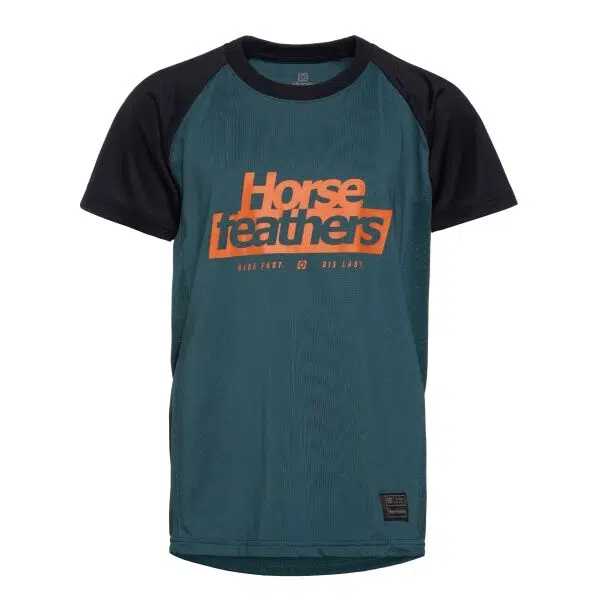 Horsefeathers SPIKE YOUTH Dětský cyklistický dres, tmavě modrá, velikost