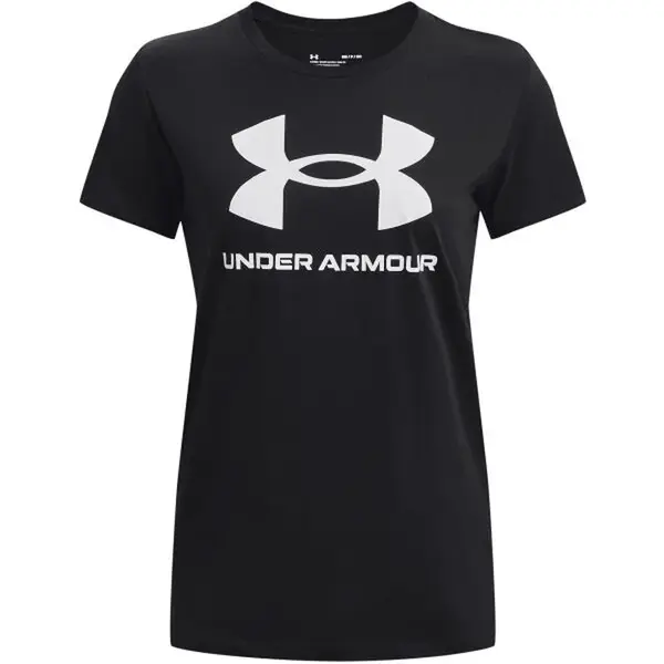 Under Armour LIVE SPORTSTYLE GRAPHIC Dámské triko, černá, velikost L