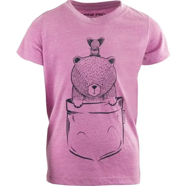 ALPINE PRO NUPO Dívčí triko, fialová, velikost 152-158