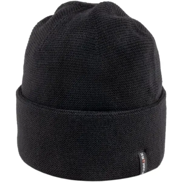 Finmark WINTER HAT Zimní pletená čepice, černá, velikost UNI