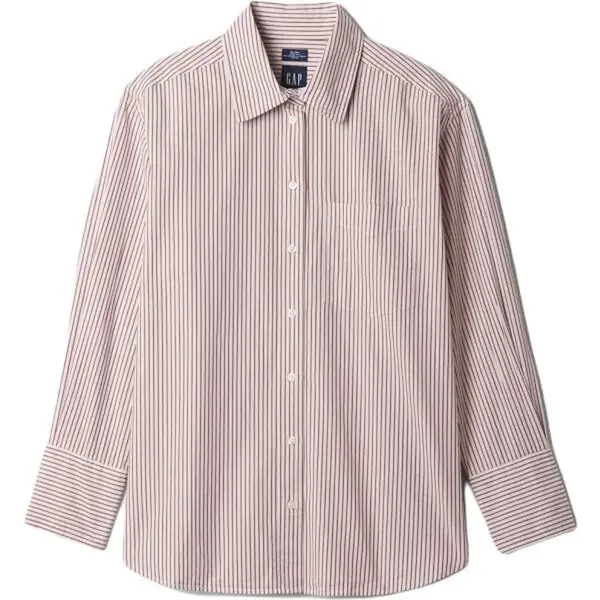GAP BIG SHIRT Dámská košile, červená, velikost