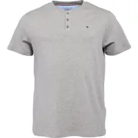 Tommy Hilfiger TH 1985-SS HENLEY TEE Pánské tričko, šedá, velikost