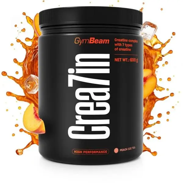 GymBeam CREA7IN 600 G LEDOVÝ ČAJ BROSKEV Kreatin, , velikost