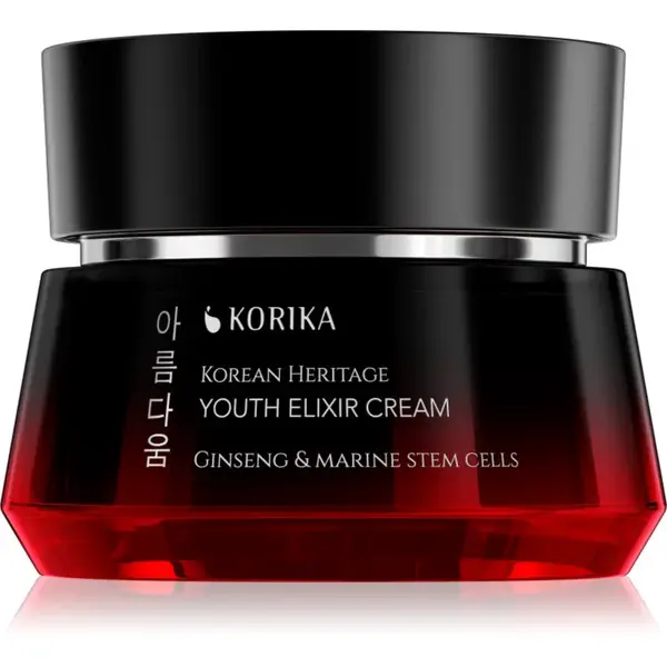 KORIKA Korean Heritage Ginseng & Marine Stem Cells Youth Elixir Cream vyživujúci antioxidačný krém na omladenie pleti 50 ml