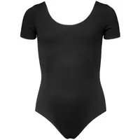 PAPILLON LEOTARD SHORT SLEEVES Dětský baletní trikot, černá, velikost