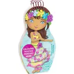 ELLA & MAX MOHEA Oblékáme tahitské panenky - omalovánky, mix, velikost