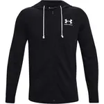 Under Armour RIVAL TERRY LC FZ Pánská mikina, černá, velikost L