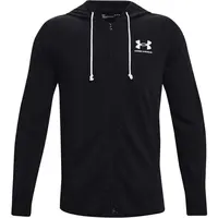 Under Armour RIVAL TERRY LC FZ Pánská mikina, černá, velikost L
