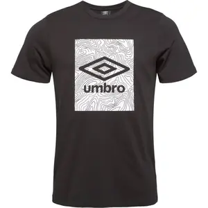 Umbro GEO GRAPHIC TEE Pánské triko, černá, velikost