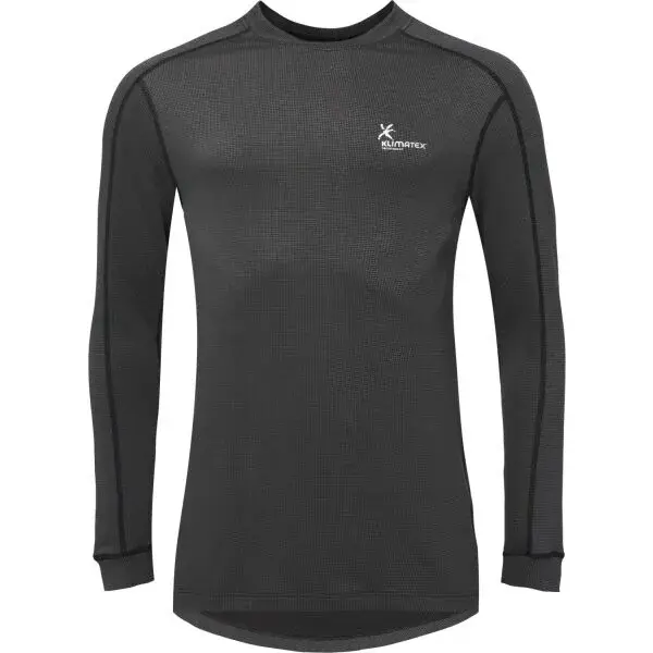 Klimatex BORIS KLIMAFEEL Pánské funkční termo triko, tmavě šedá, velikost