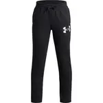 Under Armour RIVAL FLEECE COLORBLOCK Chlapecké tepláky, černá, velikost M