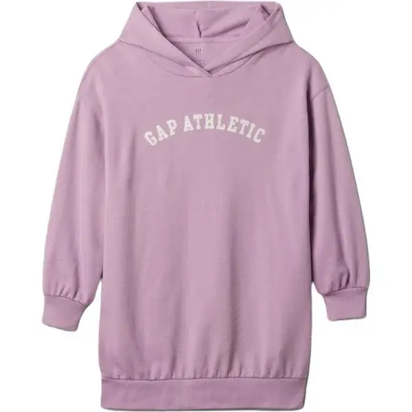 GAP JPN LOGO HOOD Dívčí šaty, fialová, velikost