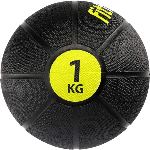 Fitforce MEDICINE BALL 1 KG Medicinbal, černá, velikost 1 KG