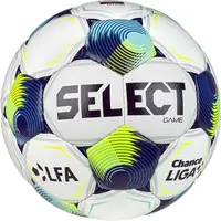 Select FB GAME CZ CHANCE LIGA Fotbalový míč, bílá, velikost