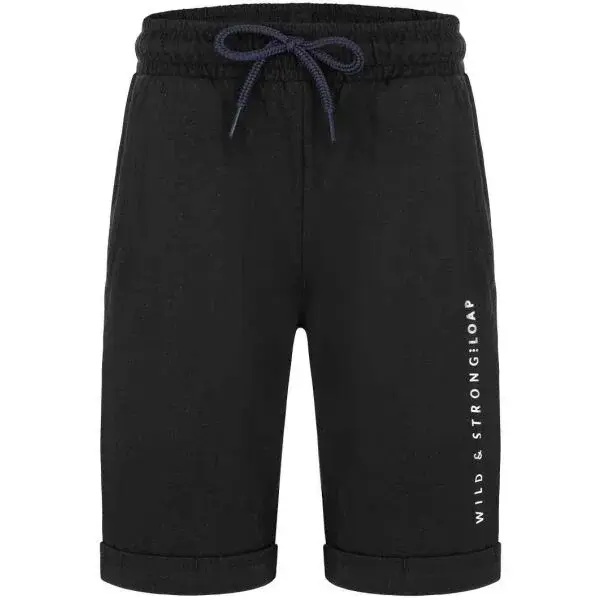 LOAP BOOSAC Chlapecké kraťasy, černá, velikost 112-116