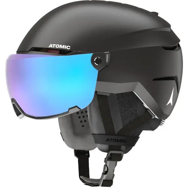 Atomic SAVOR VISOR STEREO Unisex lyžařská helma, černá, velikost (59 - 63)