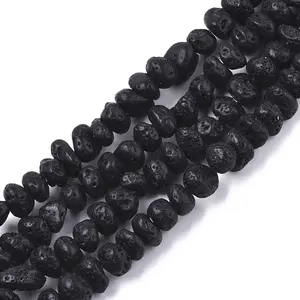Luster Natural Lava Rock Beads Strands
