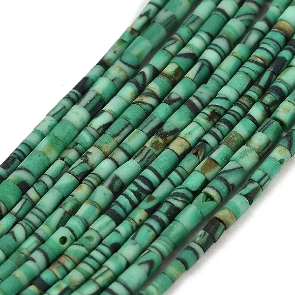 Dyed Synthetic Turquoise Beads Strands