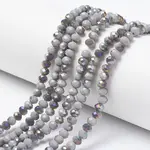 Electroplate Opaque Glass Beads Strands