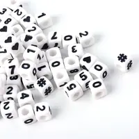 Opaque Acrylic European Beads