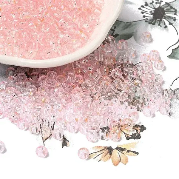 Transparent Colours Glass Round Beads